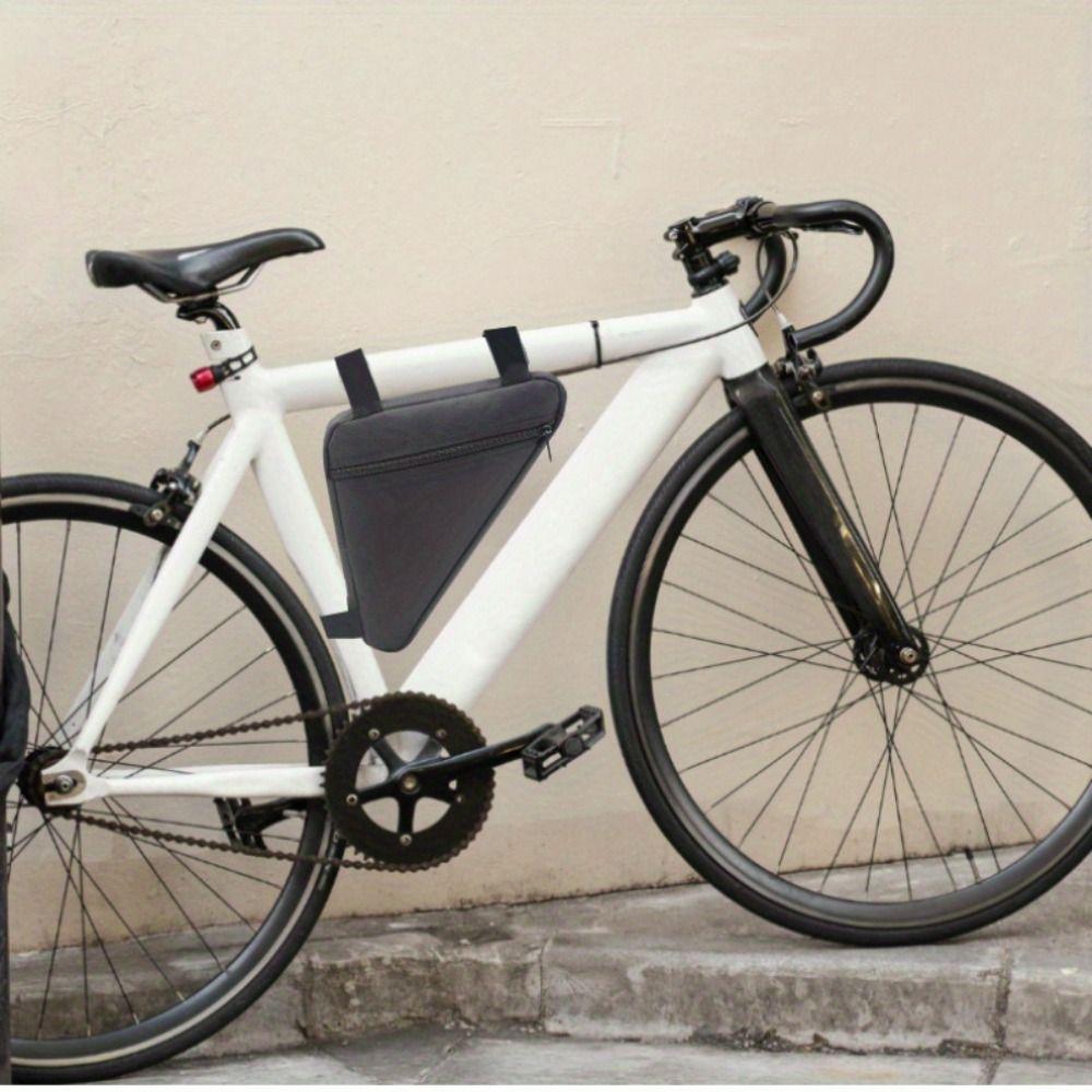 Borsa Triangolare Spaziosa per Bicicletta Impermeabile Borsa da Appendere al Telaio della Bici Bici da Strada