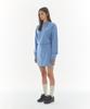Rest And Recreation Jersey Mini Dress - Blue