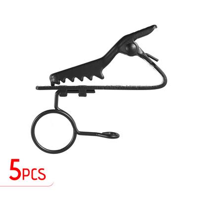 5 bucăți 6/10 mm microfon cu revere clemă de cravată pentru performanță pe scenă
