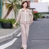 Chic Spring/Autumn Two-Piece Set: Trendy Jacket & Wide-Leg Pants for Women, Youthful Style 2026