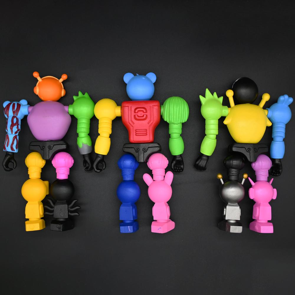 17cm Game Sprunki Assemble Robot Action Figures Model Desktop Ornaments Decoration Dolls Kids Toys Christmas Party Gifts