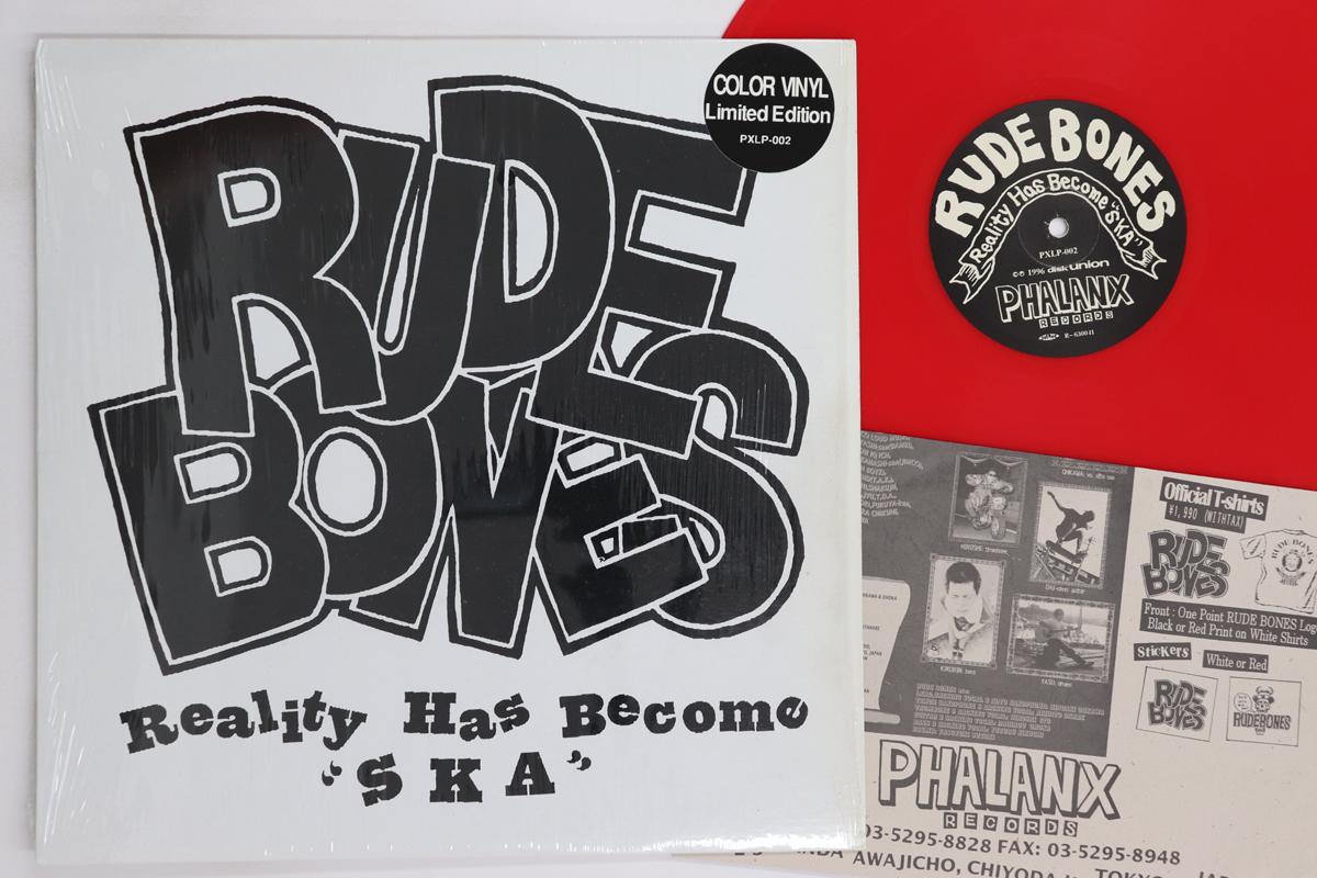 

LP Record RUDE BONES - Reality Has Become Ska PXLP002 PHALANX 1996 Japan Japanese Pop/Rock Used