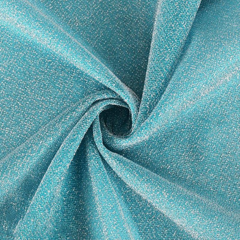 NEW Glitter Yarn Fabric Soft High Stretch Particles Starry Bright Cloth For Colorful Stage Costume Wedding Decor Textiles Fabric