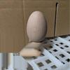 Beech Wood Simulation Egg for DIY Painting - Children's Hand-Painted Craft