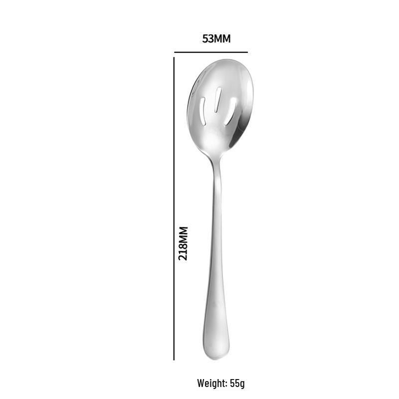 1010 Stainless Steel Western Cutlery Set: Steak Knife, Fork, Spoon, Dessert Spoon, Serving Fork, and Ice Spoon.