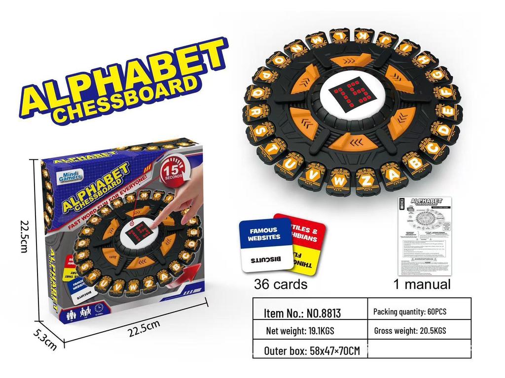 Cross-Border 26-Key Educational Chessboard Game: Parent-Child Interactive Creative Toy