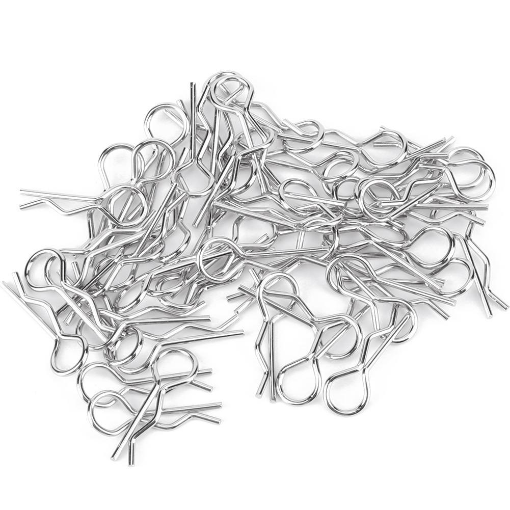 50pcs R Clips R Shape Pins RC Parts Accessory Fit for 1Celsius10   RC Car Vehicle Model