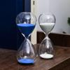 1 PZ 1 Minuto Timer a Sabbia, Clessidra Trasparente in Vetro, Ornamento Decorativo da Scrivania, Clessidra per Misurare il Tempo
