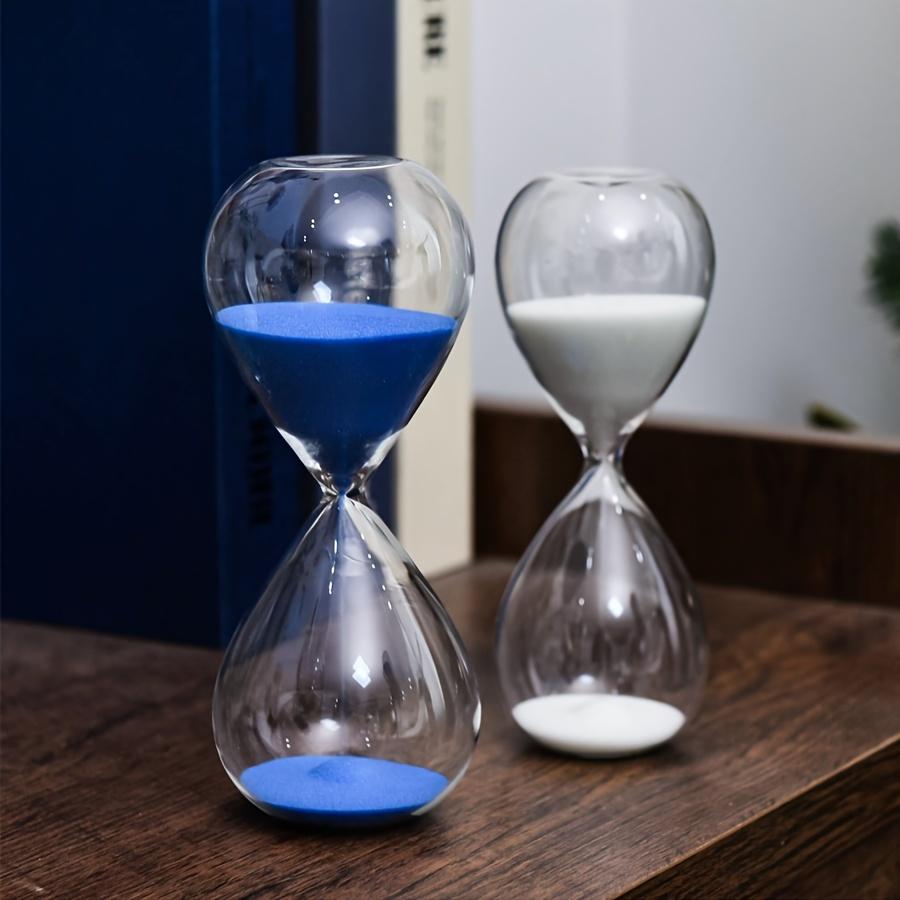 1 PZ 1 Minuto Timer a Sabbia, Clessidra Trasparente in Vetro, Ornamento Decorativo da Scrivania, Clessidra per Misurare il Tempo