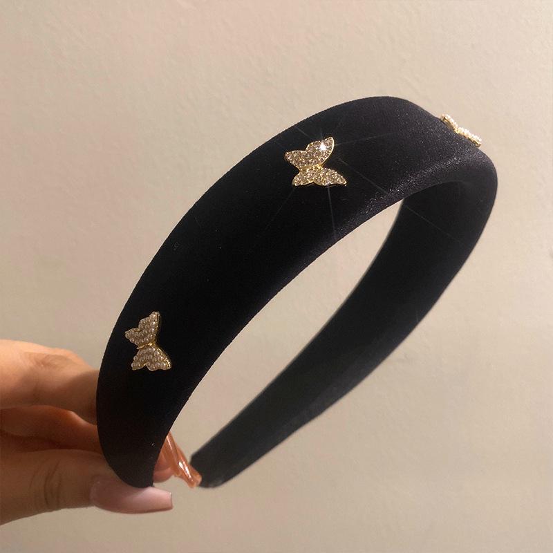 Diamond Pearl Gauze Sponge Headband: Fresh Japanese-Korean Fairy Style Accessories