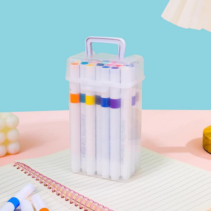 

High-Capacity Liquid Ink Acrylic Marker with Soft Elastic Tip - Non-Bleeding Children s Painting Pen