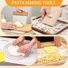 Pasta Making Tools Kit, Ravioli Maker Set with Rolling Pins, Gnocchi Board, Stamps, Cutter & Baking Mat