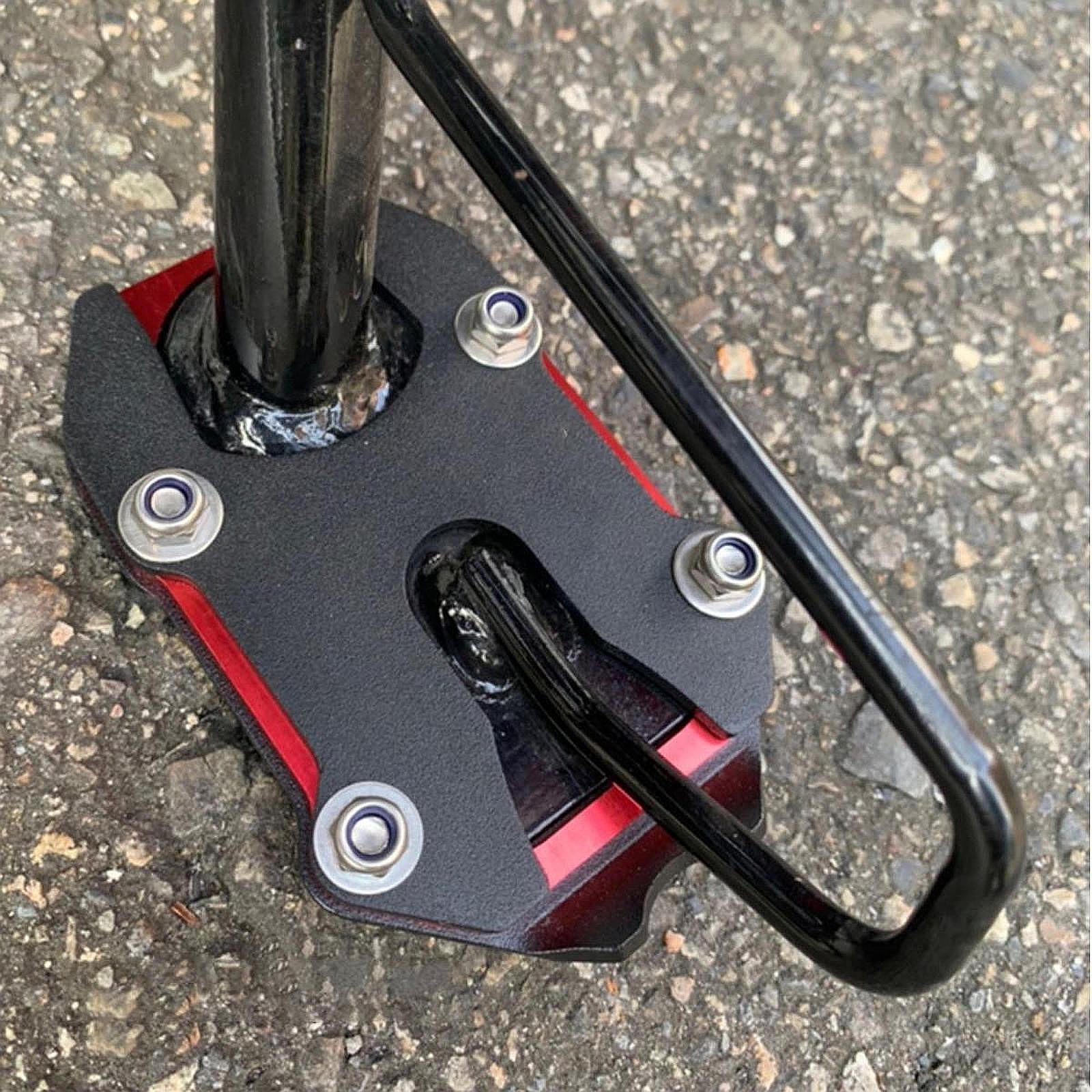 

Подставка для мотоцикла Увеличитель опорной пластины Увеличенное основание Легко устанавливаемые аксессуары