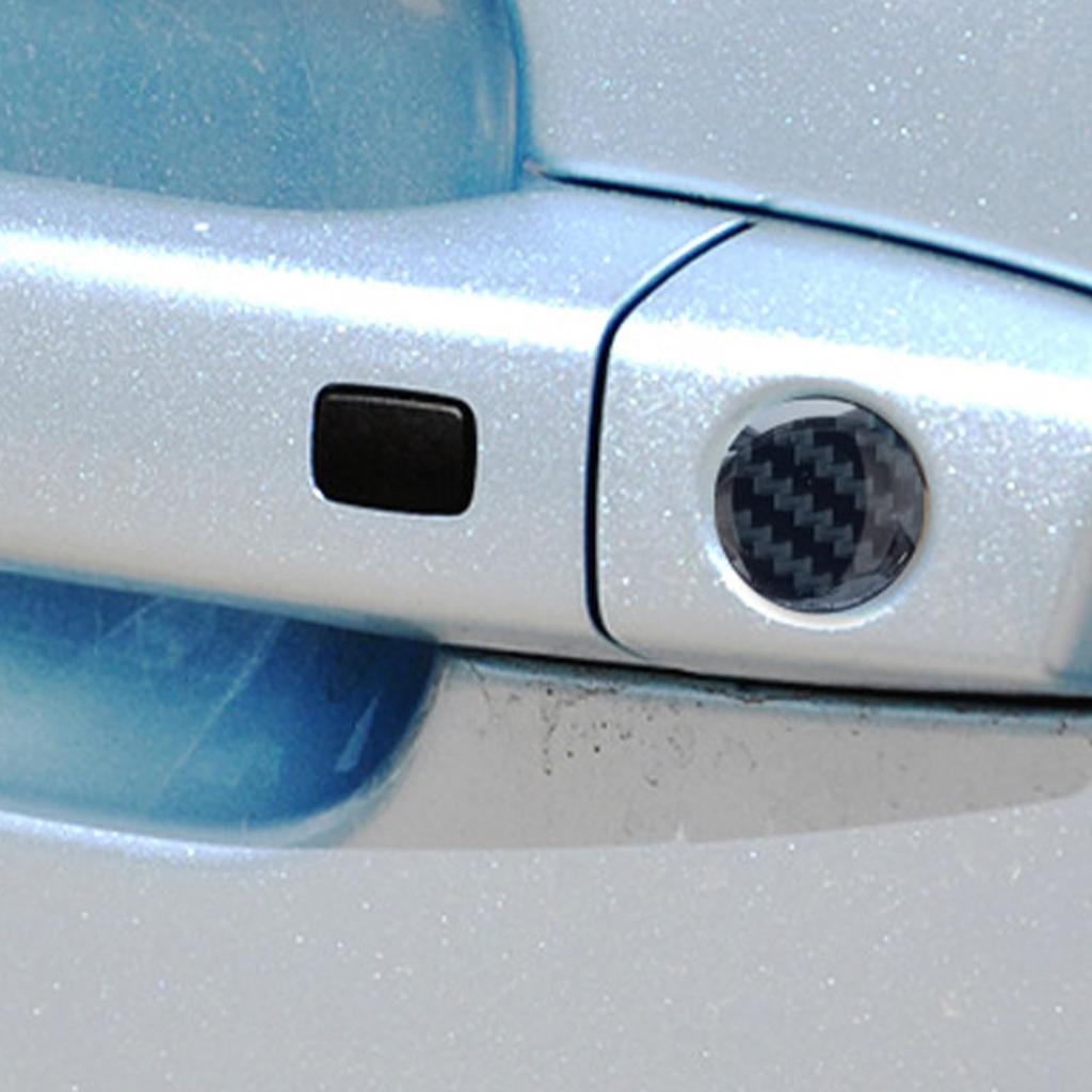 Keyhole Cover Door Lock Cover Car Door Lock Trim Cover Car Keyhole Sticker 0.8
