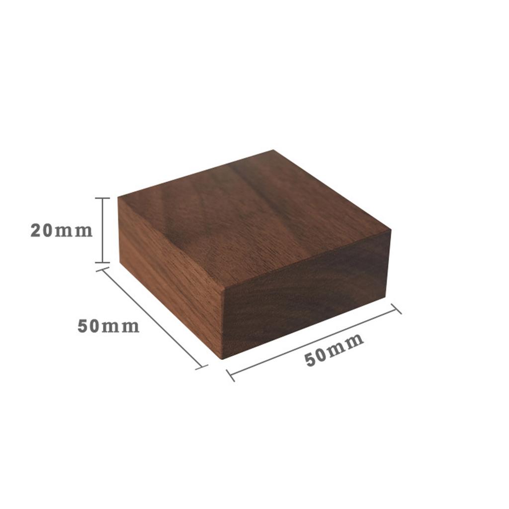 Vintage Walnut Wood Jewelry Displays Holder Rack Dark Brown High-end Display Stand Storage Photo Props Rings Earring Necklace