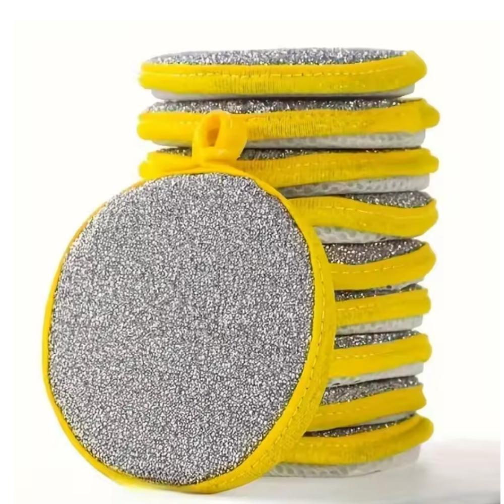 10PCS Double Side Dishwashing Sponge Dish Washing Brush Pan Pot Dish Wash Sponges Household Cleaning Reusable Kitchen Too
