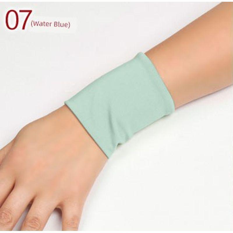 

Короткая татуировка, закрывающая шрам, поддельный рукав, защита локтя, напульсник 07 Aqua Blue (a pair)