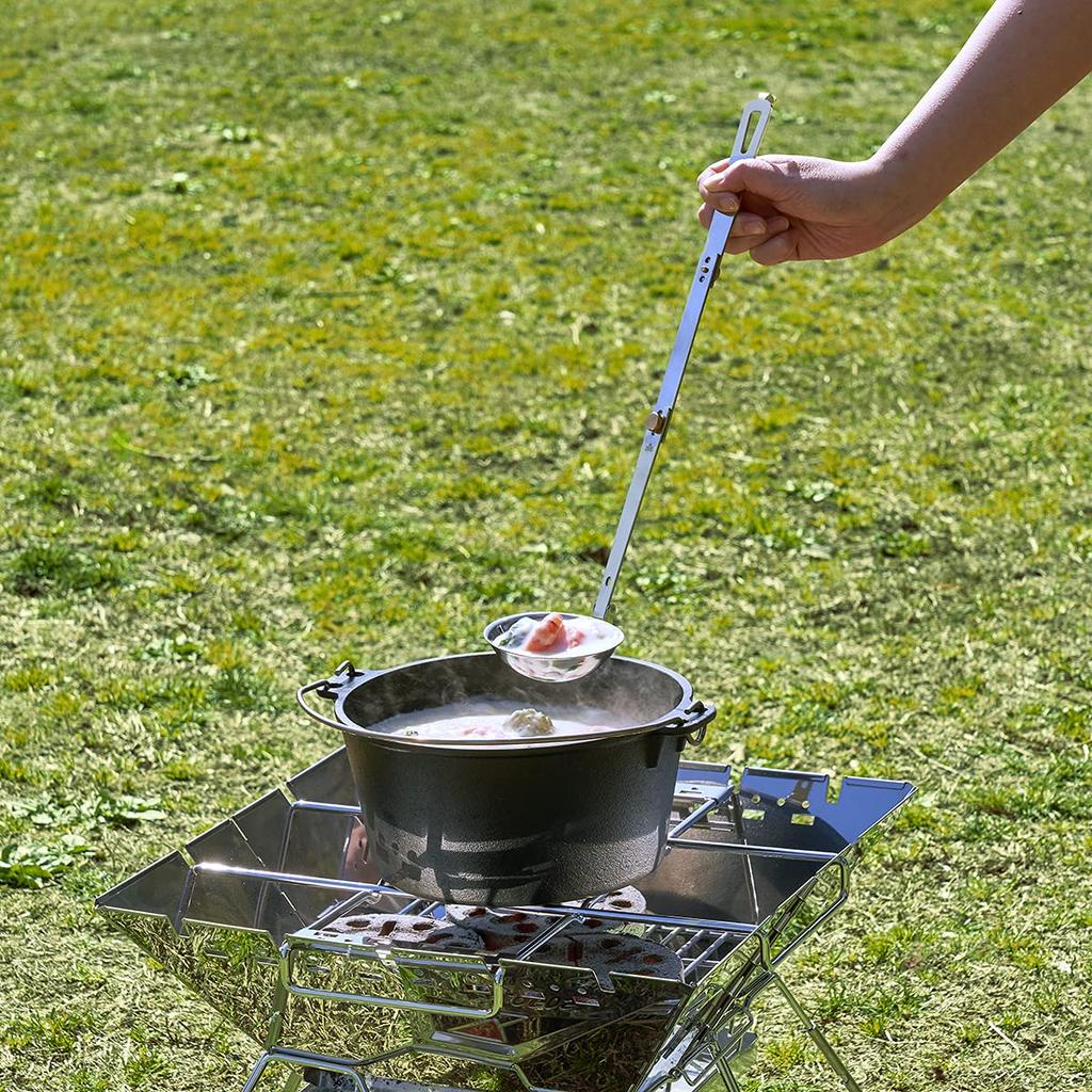 LOGOS Long Folding Ladle 81428003 Width 10cm x Length 40cm (approx.)