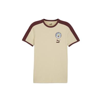 Puma Manchester City Year Of The Rabbit Collection Mcfc Ftblheritage T7 Tee Logo Round Neck Pullover Sports Short Sleeve T-Shirt Men Tops 769495-18