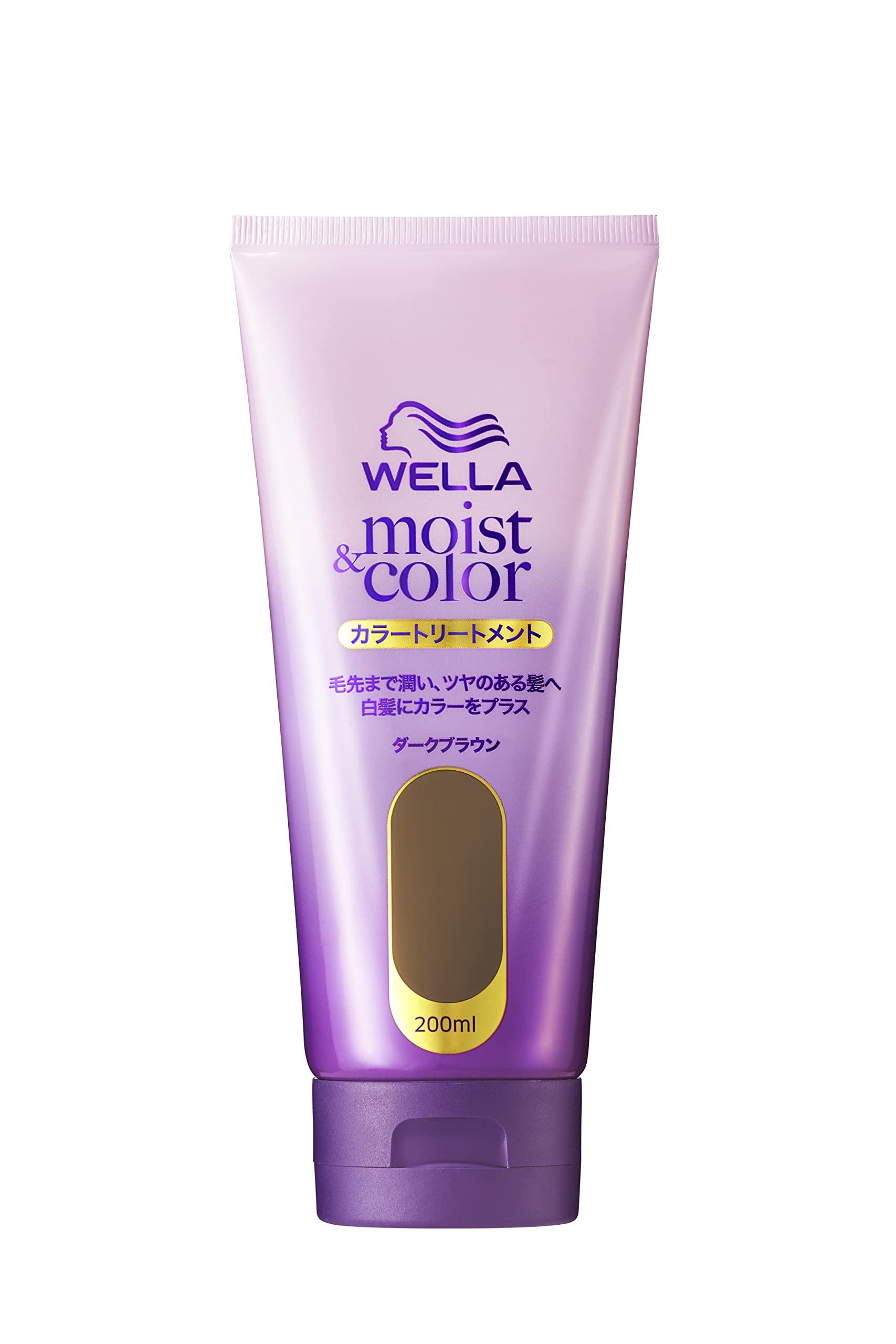 

Wella Moist Color Dark Moisturizes and brightens hair to the Adds color to gray & Treatment, Brown. ends. hair.