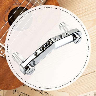 Guitar Stop Bar Tailpiece 6 String Electric Part Boosts Vibration for Saddle Bridges with