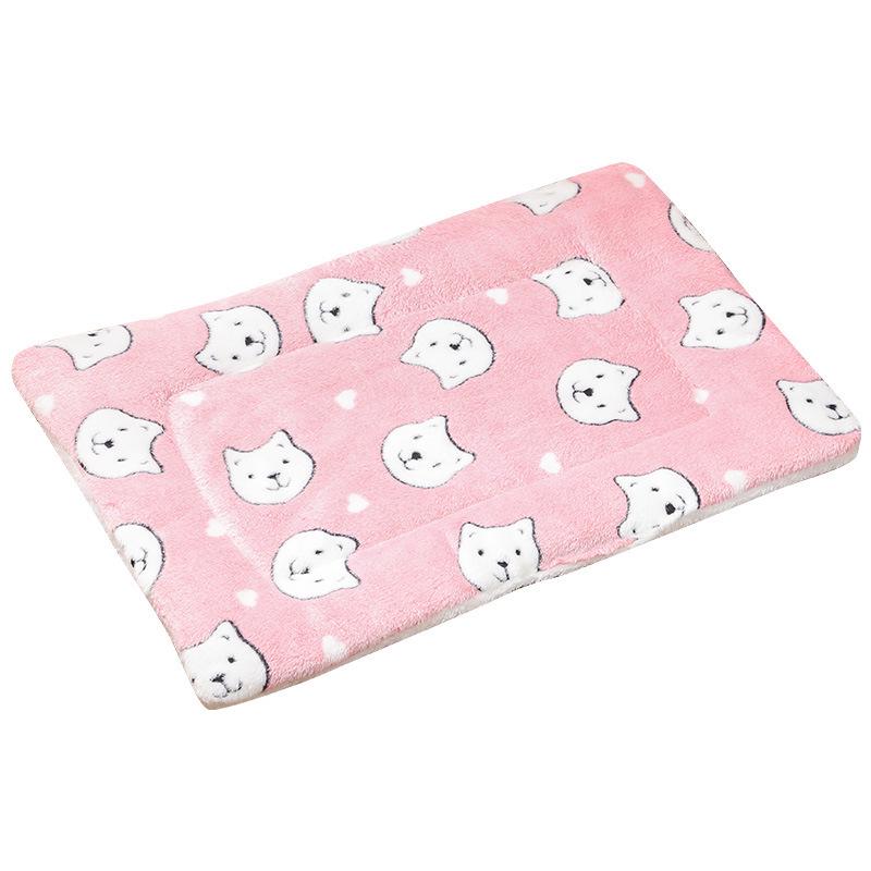 Four Seasons Thickened Plush Pet Mat: Cozy Bed & Blanket for Cats and Dogs