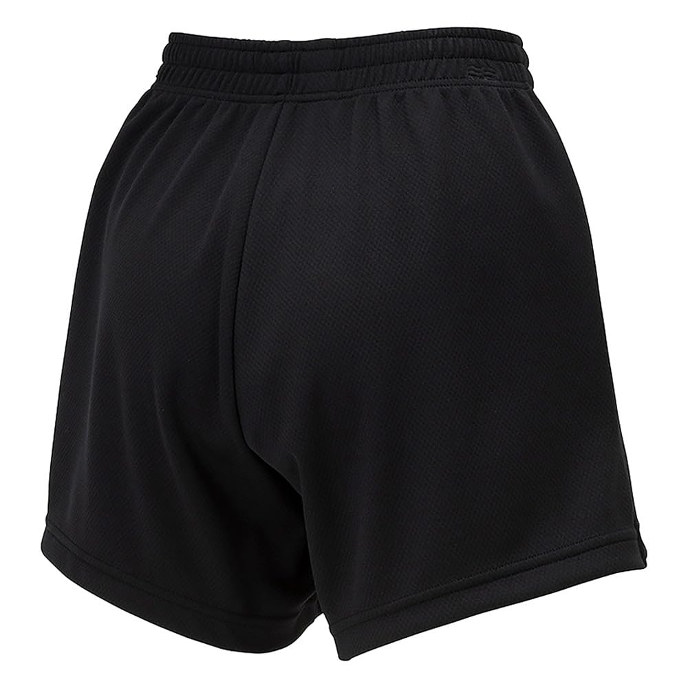Volleyball Wear Game Knit Inseam 11cm Sweat Quick L [Mizuno] Pants, Material, (L Size), Absorbent, Drying, V2MBB202, Women's, Black,