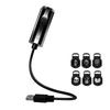 Flexible Neck USB Plug Projection Lamp 360 Degree Rotating Night Light  Halloween