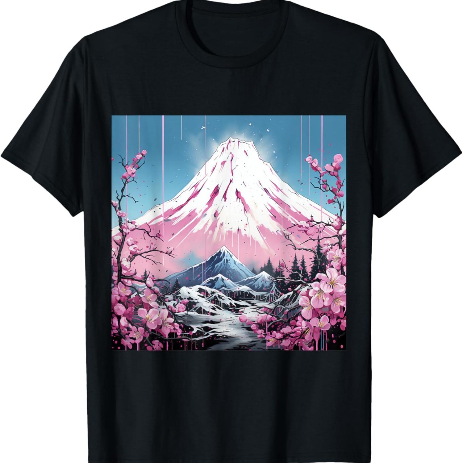Zen Peaks Serenity Ethereal Ballet of Cherry Blossoms T-Shirt(1) S