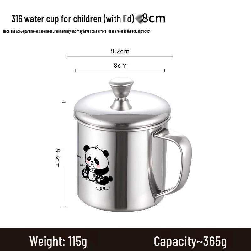 Changqi 316 Stainless Steel Household Water Cup 2-Pack