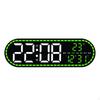 Digital Alarm Clock Date/Time/Week Silent Portable Household LED Wall Electronic Clocks for