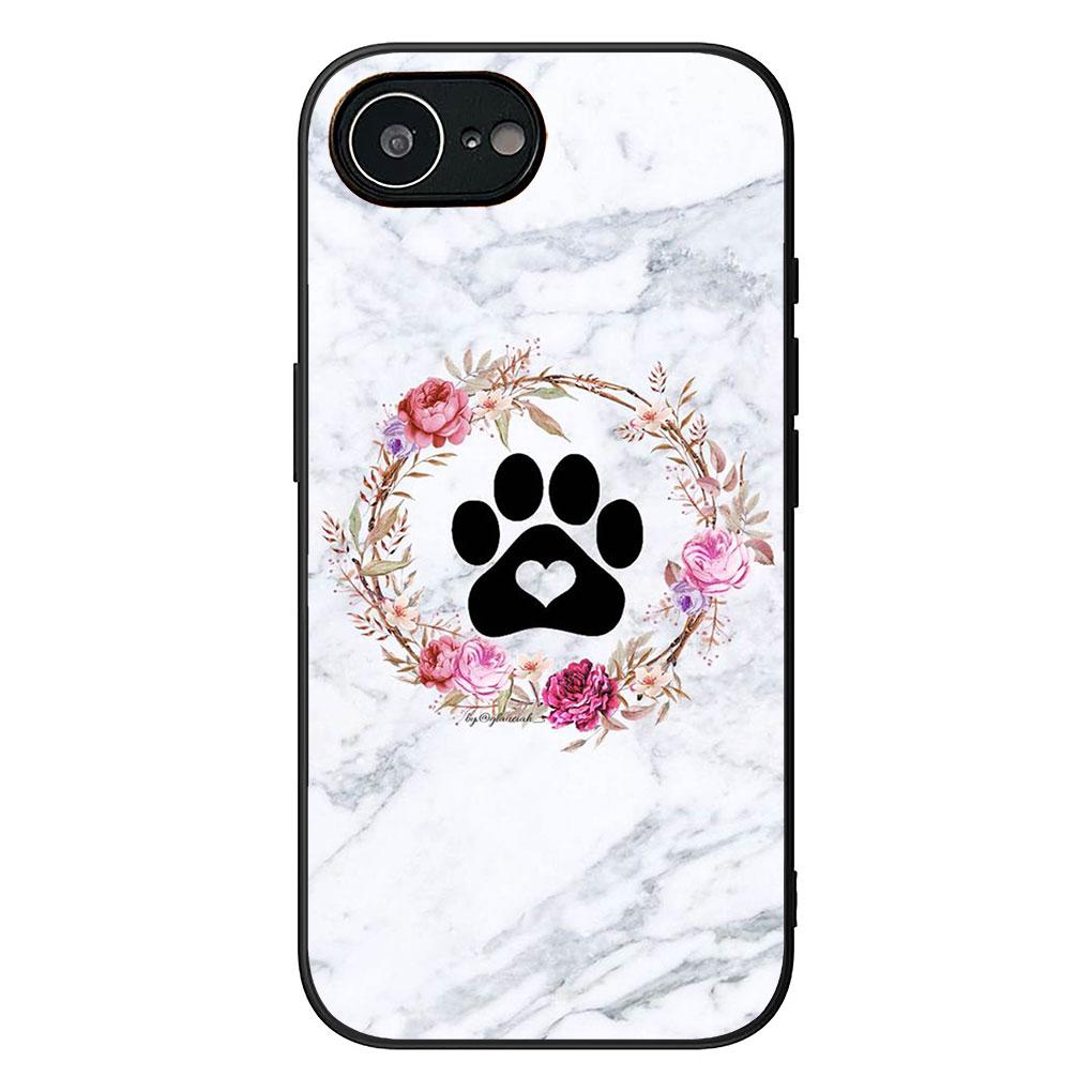 Soft Cover for Samsung Galaxy A05 A06 A14 A50 A51 A52 A12 A13 A17 A70 A07 A25 A26 A56 A23 M53 Coque Phone Case Cute Dog Paw
