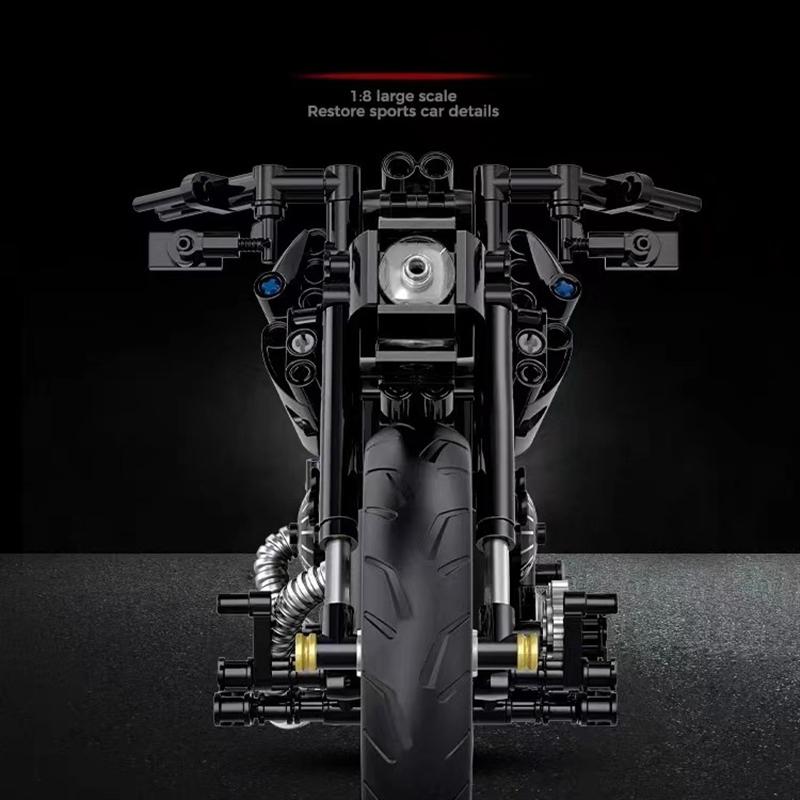 Technical Motorcycle Building Blocks Bricks Duke Harleys Motorbike Racing Car Assemble Model Moc Vehicle Toys for Kids Gift