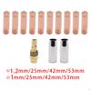 14 Pieces Consumables MIG Gas Nozzle Tip Holder for 15AK Welding , High Performance