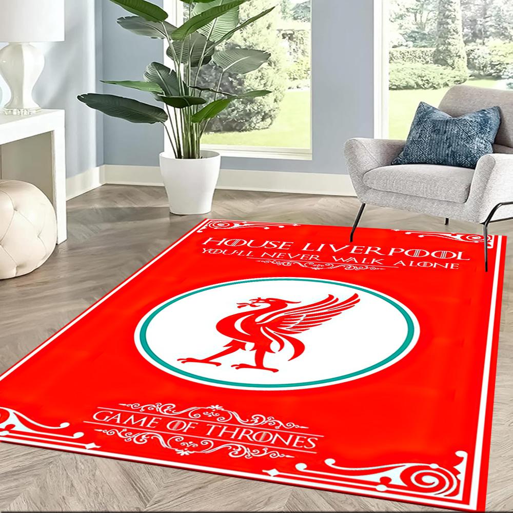 Liverpool Football Club Floor Mat Perfect For Study Room Dormitory Kitchen Entryway Antislip Carpet Decorate Offices Birthdaychristmas Gift