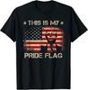 This Is My Pride Flag Trump American Flag 4th July Patriotic Unisex T-Shirt