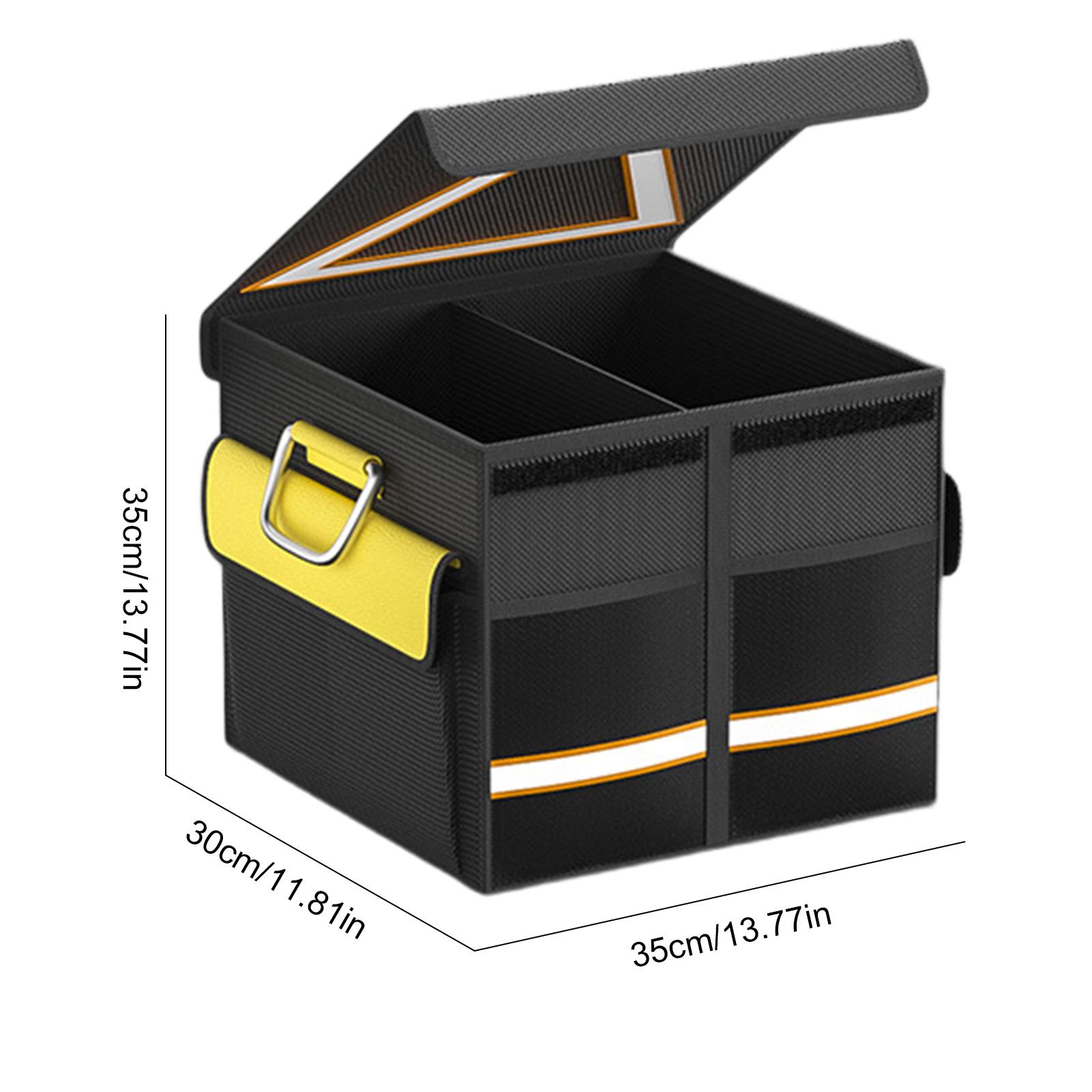 

Органайзер для багажника автомобиля, большая вместимость, сумка для хранения автоинструментов, водонепроницаемый складной ящик для экстренного хранения внедорожника для кемпинга, рыбалки