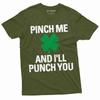 Men's Saint Patrick's T-shirt Pinch Punch Funny St. Patricks Day Tee Shirt Shamrock Clover Tee Shirt