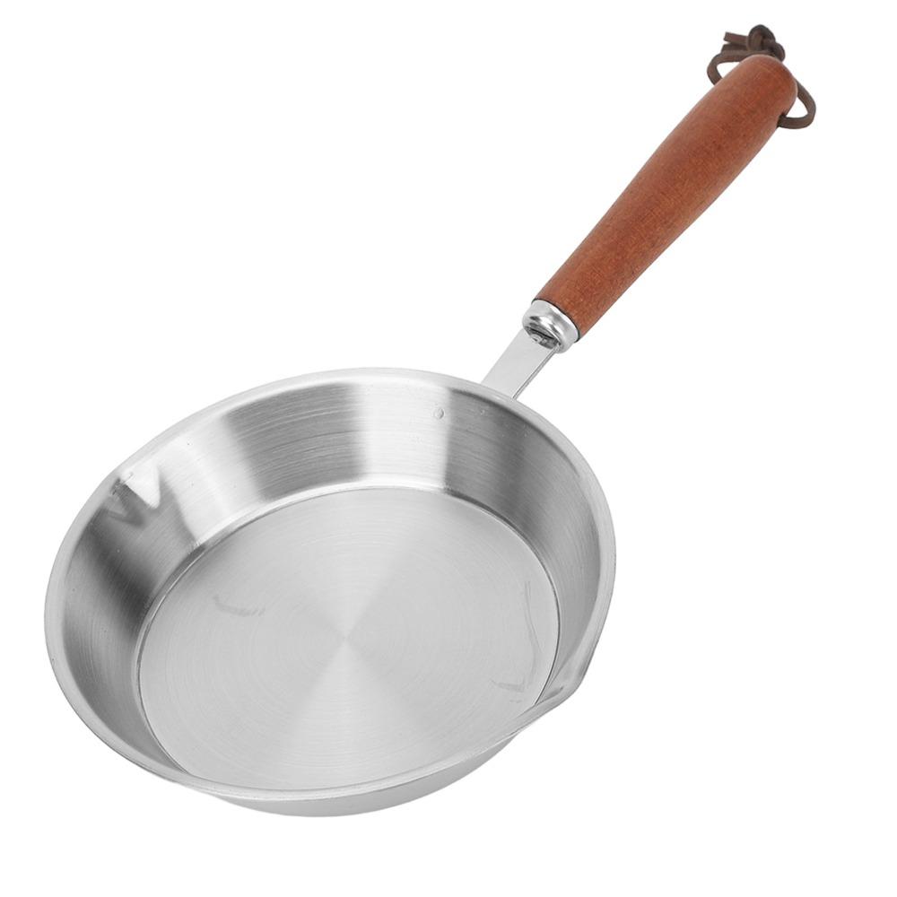 Stainless Steel Egg Pan Nonstick Breakfast Skillet Butter Warmer Frying Pan  Household
