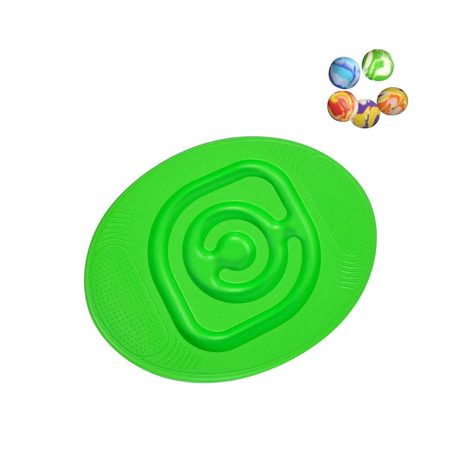 

Детская сенсорная тренировочная балансировочная доска, спортивный балансир, игрушки для улицы One Size зелёный