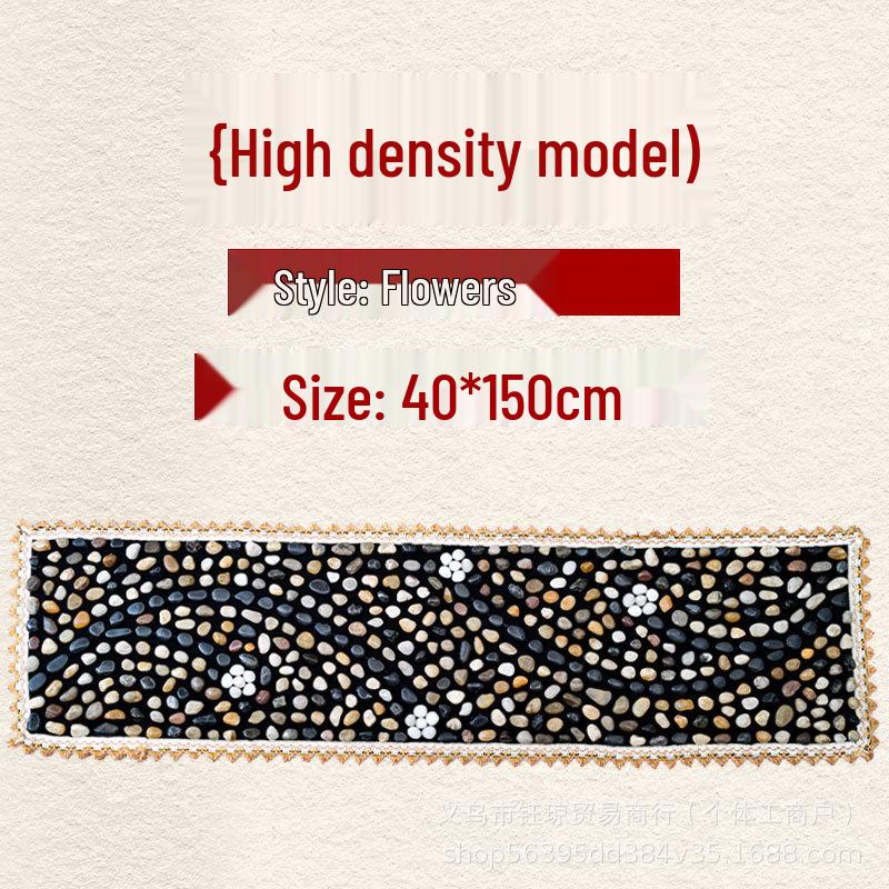 Yuhua Stone Acupressure Foot Massage Mat with Timer for Home Use
