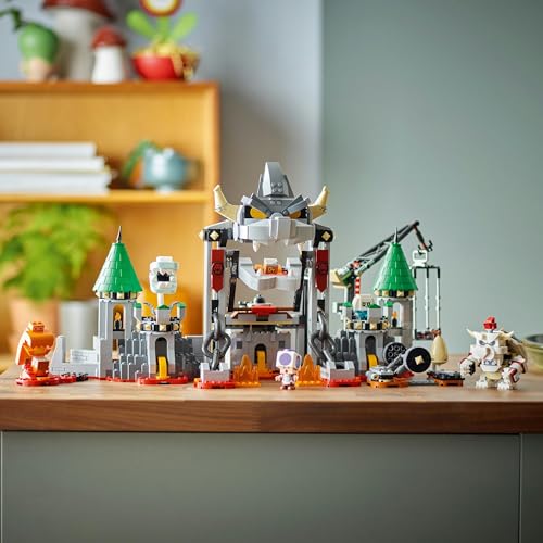 LEGO Super Mario Bowser and Castle Battle Challenge Toy Toy Block Girls 8 9 10 Elementary School Mario Goods Game 71423