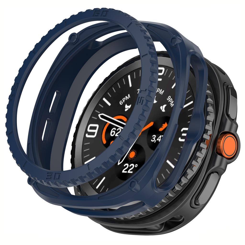 Armor Case+Rotating Bezel for Samsung Galaxy Watch 8 Classic Accessories Protective Bumper Shell for Galaxy Watch 8 46mm