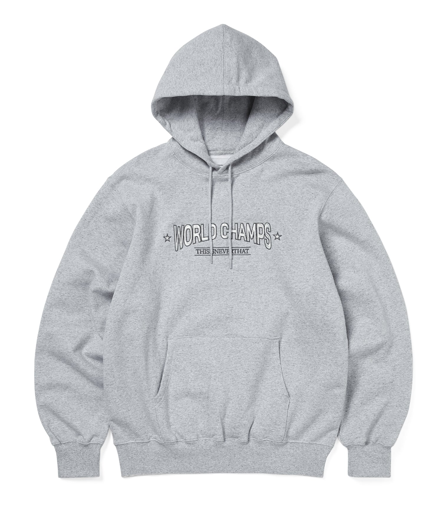 This Is Never That World Champs Hoodie Heather Gray S