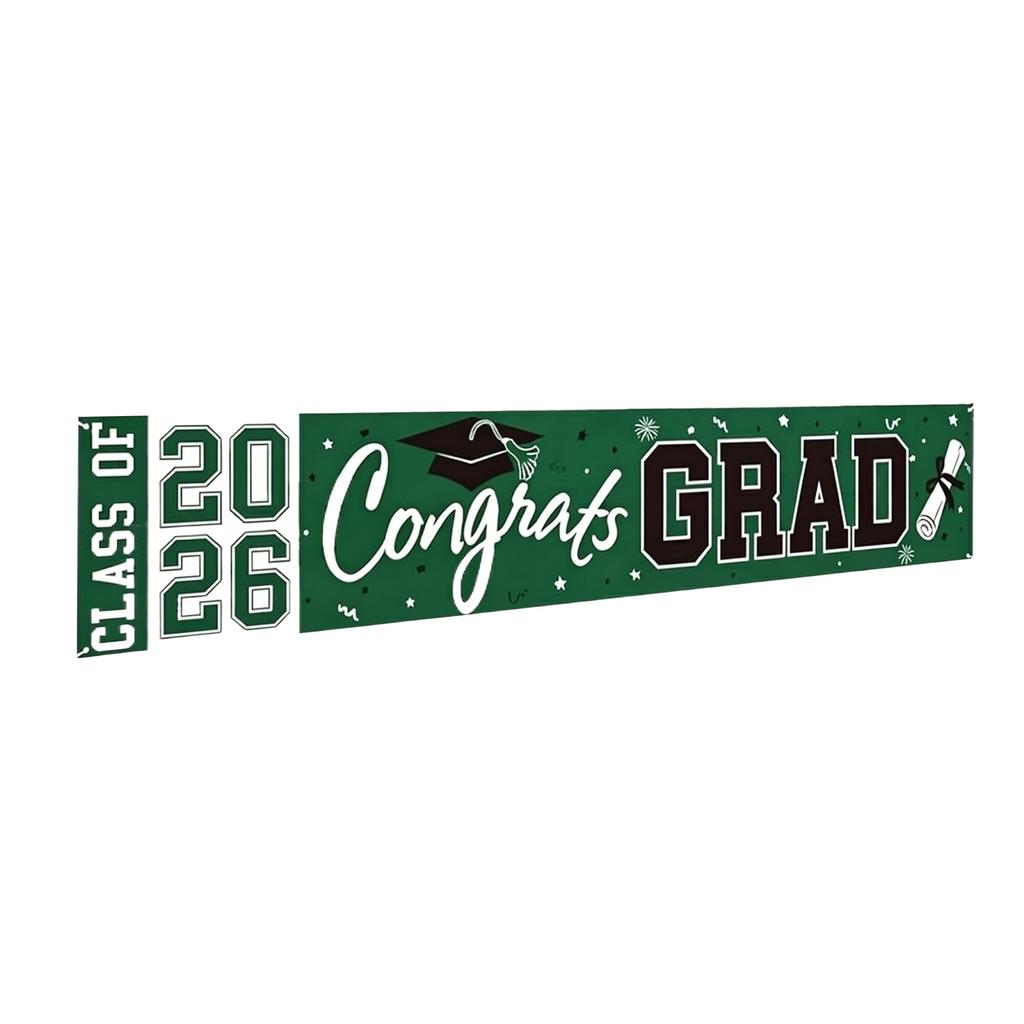 Graduation Class of 2026 Congrats Grad for Graduation Party Decorations Photo Booth Supplies