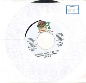 

7inch Record LUKIE D / DANNY ENGLISH - You Can Make It Better / Keep On Mo GOL015 GOLDMIND Jamaica Reggae, Ska & Dub Used