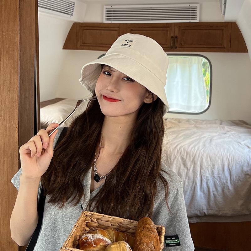 Versatile Women's Fashion Trend Simple Sunscreen Patch Personalized Sunscreen Hat Student Cute Sun Hat