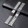 12mm 14mm 16mm 18mm 20mm 22mm 24mm Platte Einde Massief Roestvrij Staal Horlogeband Vouwsluiting Band Universele Banden voor Tissot