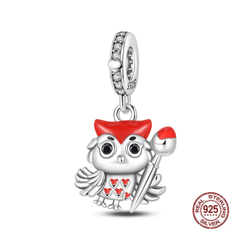 Original Charms Copper Elephant And Cat Charms Beads Fit 3Mm Original Bracelet For Womens Diy Fashion Jewelry Gifts