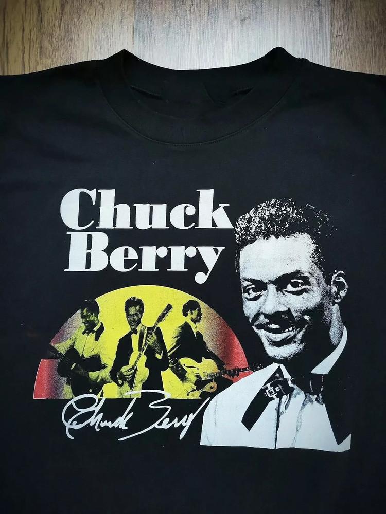 Chuck Berry Guitarist Legend Gift For Fan  Full Size S-5XL Unisex T-Shirt S